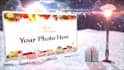make christmas photo greetings intro video