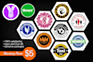 design badge or stamp logo