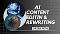 edit, rewrite and proofread your ai content by human touch