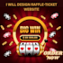 create raffle website, competition, event website