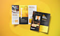 create a bifold, trifold brochure or booklet design