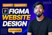 do figma website ui ux design, website figma design, website ui redesign, figma