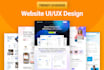 do website figma design, website UI design figma website, landing page ui design