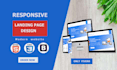do your HTML CSS bootstrap landing page design