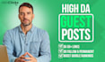 publish guest post backlink article on high da site