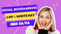 provide top quality high da social bookmarking backlinks