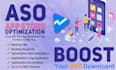 do aso for your app or game on the app store or google play