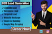 do google map lead generation and highly targeted b2b linkedin lead generation