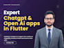 develop chatgpt or openai or dali app in flutter