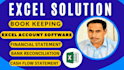 your business bookkeeping in excel, google sheet