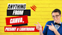 design anything using canva or picsart