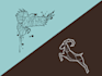 create a geometric animal logo