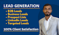do prospect email lists and b2b lead generation on linkedin leads