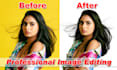 professional image editing, cut out photos, clipping path