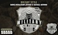 design vintage, patch, military tactical, and badge logo