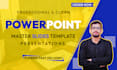 design custom powerpoint slide master template with branding