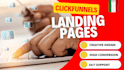 create a professional clickfunnels landing page