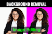 do image editing, background remove hair masking photoshop