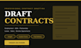 draft contracts employment, nda, partnership leases sales and service agreements