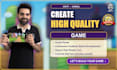 create high quality games for pc mobile ar VR webgl, console