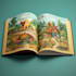 create beautiful children book illustration using midjourney