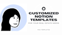 create real estate notion templates to maximize workflow