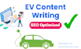 write electric vehicles, ev website and blog content