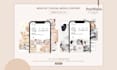 do monthly social media posting for you