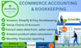 do amazon bookkeeping, shopify bookkeeping in quickbooks online