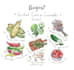 draw food sketching illustration