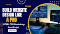 develop and design website using HTML and CSS javascript