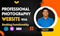 present modern and engaging wedding photography website