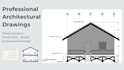 create 2d architectural working drawings