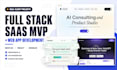 develop a full stack web app or saas mvp