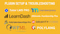 troubleshoot and setup tutor lms pro, paid ultimate membership pro, memberpress