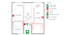 design fire emergency evacuation map for your floor plans