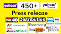 do professional press release distribution on 450 plus premium sites