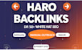 get haro authority dofollow backlinks white hat off page SEO boost