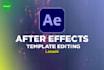 edit any after effects template