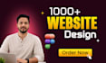 design modern figma website design and redesign website UI