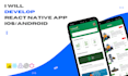 develop ios, android mobile app using react native redevelop
