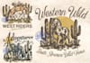 drawing vintage, western etc illustration