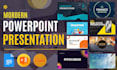design pitch decks,powerpoint,custom and canva presentation