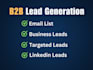 do lead generation, web scrapping, data extraction for you