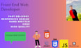 create stunning websites with HTML, CSS, jquery, and javascript