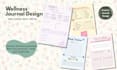 design custom wellness journal ,planners and covers