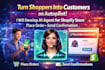 develop ai agent for shopify store, place order, send confirmation