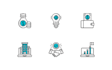 create custom icon design flat, minimalist, 3d, app and website icons