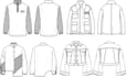 custom fashion flat sketches tailored to your designs