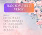 providing random bible verses for you